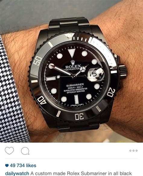 all black rolex watch|rolex submariner authentic watches.